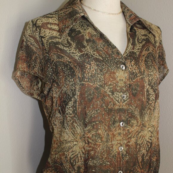 100% Silk Jones New York Top - Picture 2 of 5